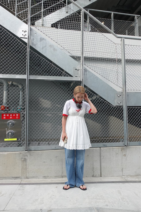 ルーズストレートデニム